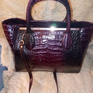 CLAUDIA FIRENZE LEATHER HANDBAG